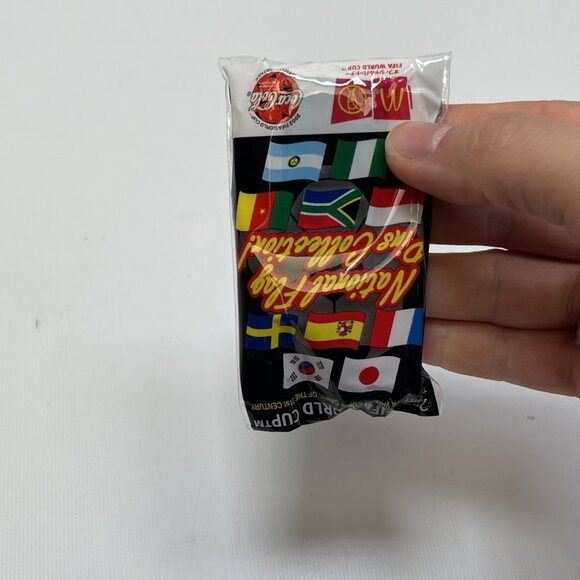 FIFA WORLD CUP 2002 Sweden National Flag Pin McDonalds Coca Cola 1x2.5” - Picture 7 of 7
